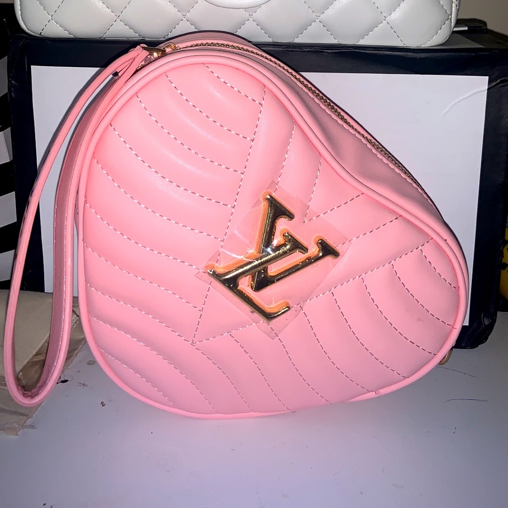 Pink heart bag